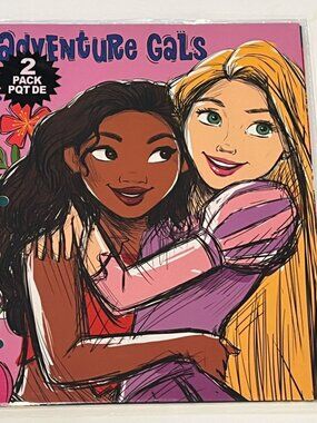 Disney Adventure Gals Folder 2-Pack Moana & Rapunzel School Supplies